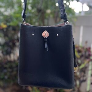 Kate Spade Black Leather Shoulder Bag